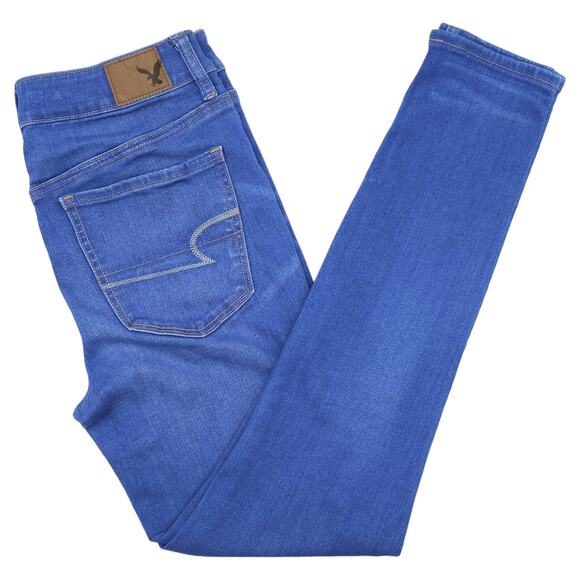 American Eagle Outfitters Denim - American Eagle Jegging Womens 8 Super Skinnny High Rise Jeans AEO Denim Blue